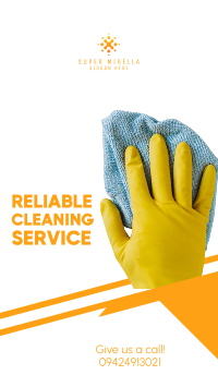 Reliable Cleaning Service Facebook Story Image Preview