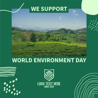 We Support World Environment Day Instagram post