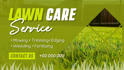 Lawn Care Maintenance Facebook event cover Image Preview