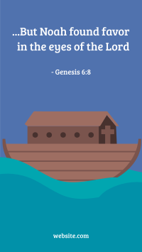 Noah's Ark Facebook Story Design