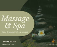 Zen Massage Services Facebook Post Design