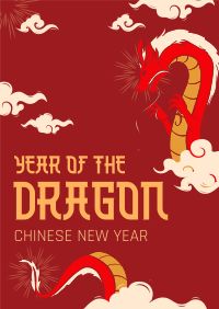 Chinese Dragon Zodiac Poster Image Preview