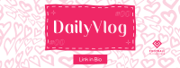 Hearts Daily Vlog Facebook Cover Image Preview