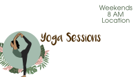 Yoga Sessions YouTube Banner Design