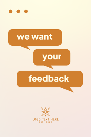 We Want Your Feedback Pinterest Pin Image Preview