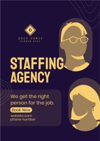 Staffing Agency Booking Flyer Image Preview