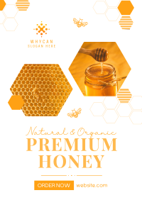A Beelicious Honey Poster Design