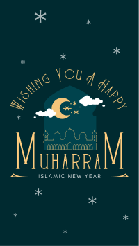 Wishing You a Happy Muharram YouTube Short Design
