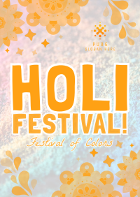 Mandala Holi Festival of Colors Flyer Image Preview