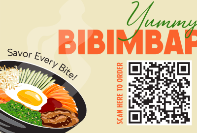 Yummy Bibimbap Pinterest board cover Image Preview