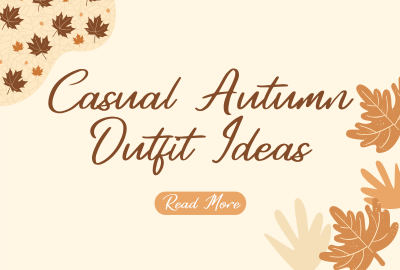 Casual Autumn Pinterest board cover Image Preview