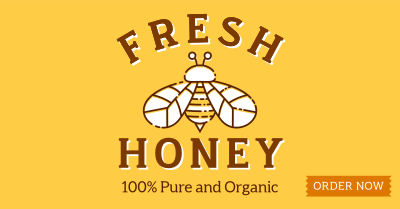 Bee Farm Badge Facebook ad Image Preview