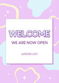 Welcome Now Open Poster Image Preview