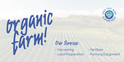 Organic Agriculture Twitter post Image Preview