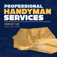 Modern Handyman Service Linkedin Post Design