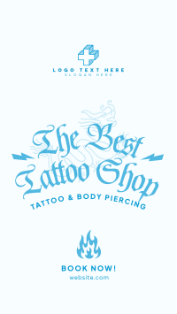 Tattoo & Piercings Facebook Story Design