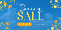 Spring Sale Flowers Twitter post Image Preview