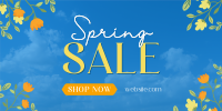 Spring Sale Flowers Twitter Post Image Preview