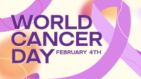 Gradient World Cancer Day Facebook Event Cover Design