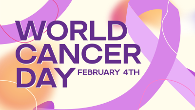 Gradient World Cancer Day Facebook event cover Image Preview