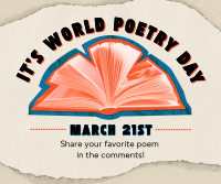 Poetry Day Book Facebook post Image Preview