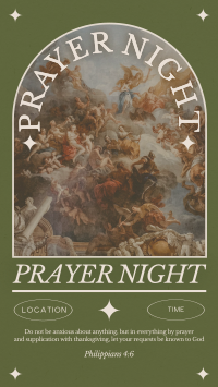 Rustic Prayer Night TikTok Video Image Preview