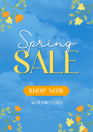 Spring Sale Flowers Flyer Image Preview