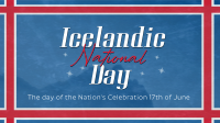 Textured Icelandic National Day Animation Preview