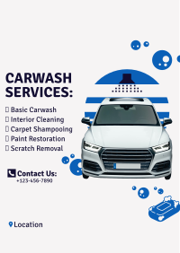 New Carwash Company Flyer Design
