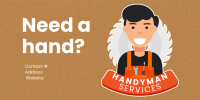 Handyman Services Twitter post Image Preview