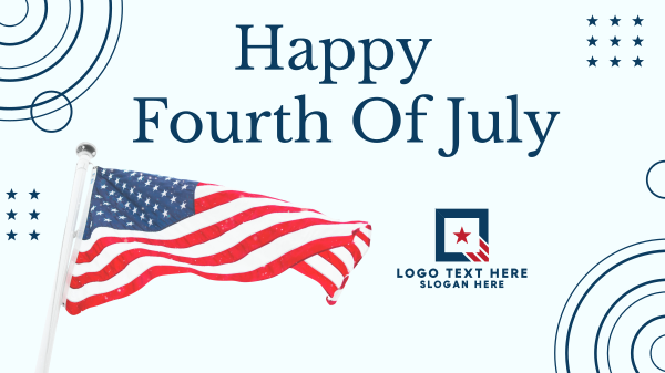 Happy Fourth of July Facebook Event Cover Design Image Preview