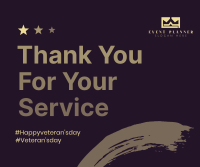 Thank You Veterans Facebook post Image Preview