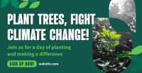 Tree Planting Event Facebook Ad Design
