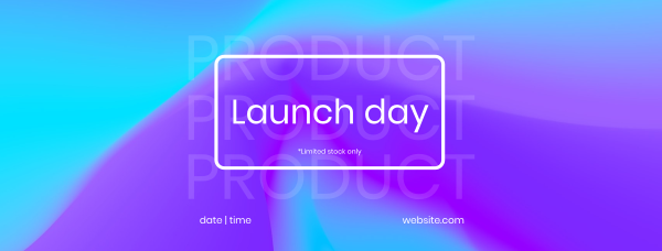 Limited Launch Day Facebook Cover Design Image Preview