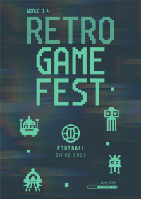 Retro Game Fest Flyer Design