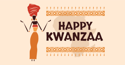 Happy Kwanzaa Celebration  Facebook ad Image Preview