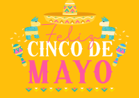 Fiesta All day Postcard Design