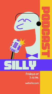 Silly Comedy Podcast TikTok video Image Preview