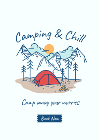Camping and Chill Poster Image Preview