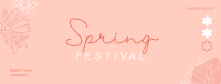Spring Festival Facebook cover Image Preview