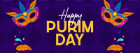 Purim Day Event Facebook cover Image Preview