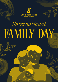 Floral Family Day Poster Image Preview