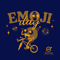 Happy Emoji Instagram post Image Preview