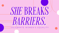 Women Empowerment Greeting Facebook event cover Image Preview