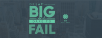 Dreaming Big Facebook cover Image Preview