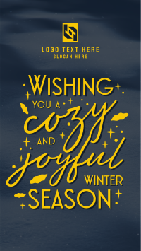 Snow Winter Greeting  Instagram Reel Design