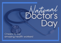Celebrate National Doctors Day Postcard Image Preview