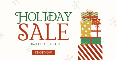 Holiday Gift Sale Facebook ad Image Preview