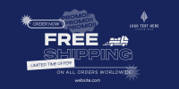 Worldwide Shipping Promo Twitter post Image Preview