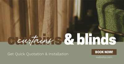 Curtains & Blinds Business Facebook ad Image Preview